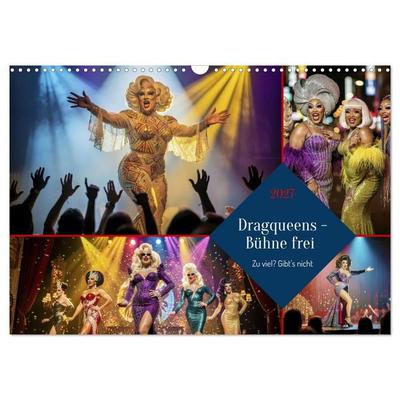 Dragqueens - Bühne frei (Wandkalender 2027 DIN A3 quer), CALVENDO Monatskalender