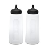 Plancha Quetsch-Flaschen, 2 teilig transparent/schwarz, 473 ml pro Flasche