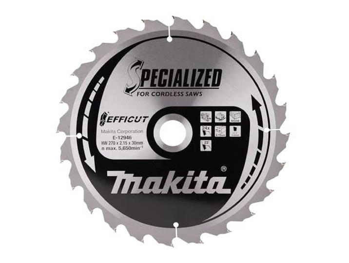 Makita E-12946 Efficut zaagblad 270x30x24Z