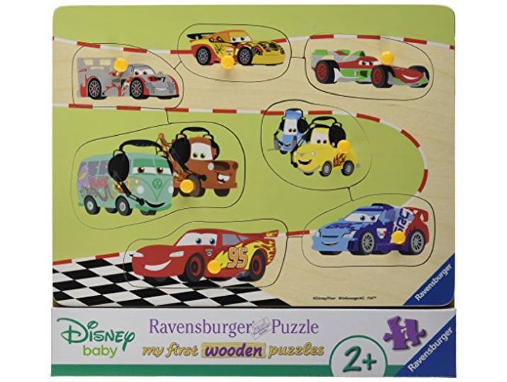 Ravensburger 03686 - Die Cars Familie, my first houten puzzel
