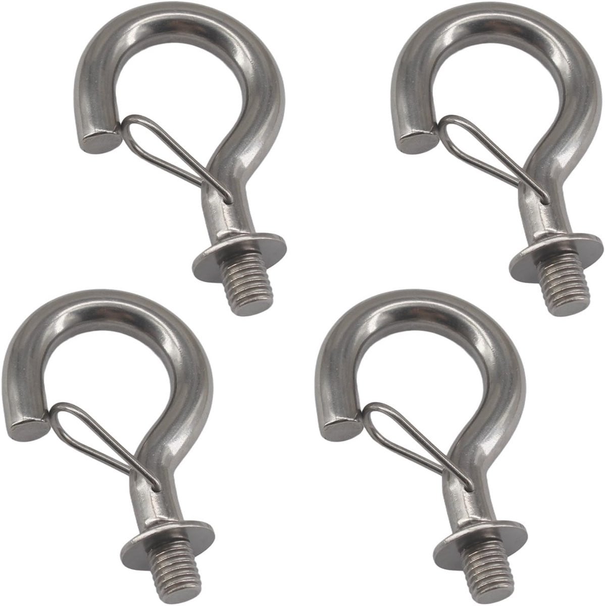 M10 Opknoping Haak 304 Rvs met Springgesp - 4 stuks