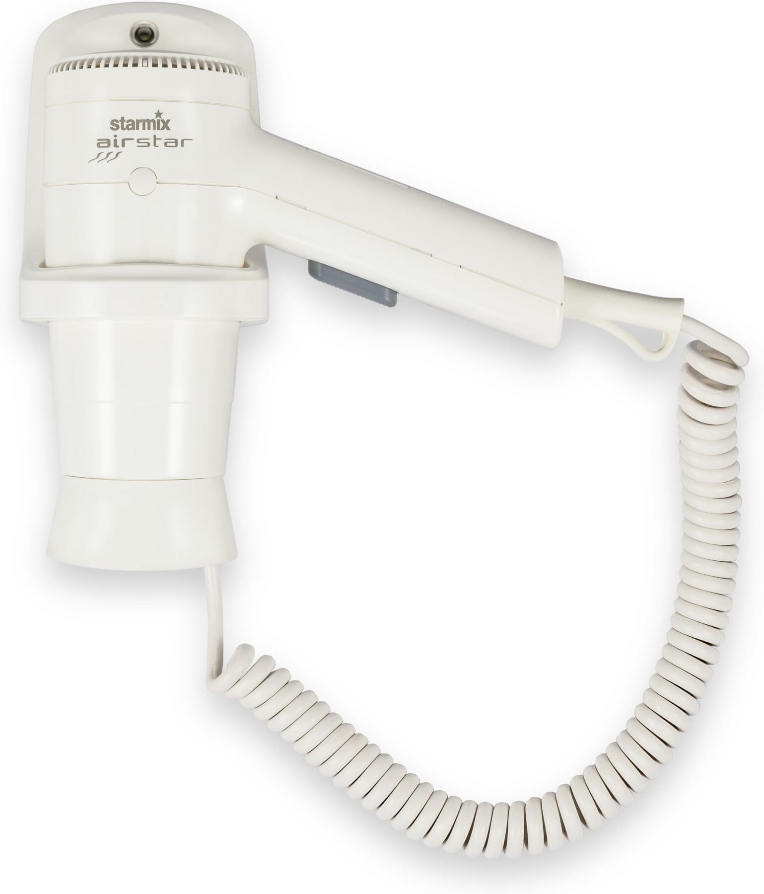 Starmix Hand-Haartrockner mit Wandhalter Kunststoff weiß, 012889)