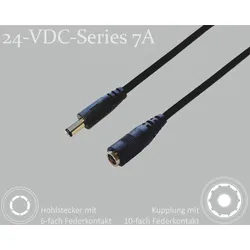 BKL 075915-4000 - Adapterkabel, 4000 mm, DC-Stecker auf DC-Kupplung