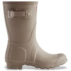 Hunter für Damen. WFS1000RMA Original Short Stiefel taupe (38), Wohnung, Keine, Lässig, PVC