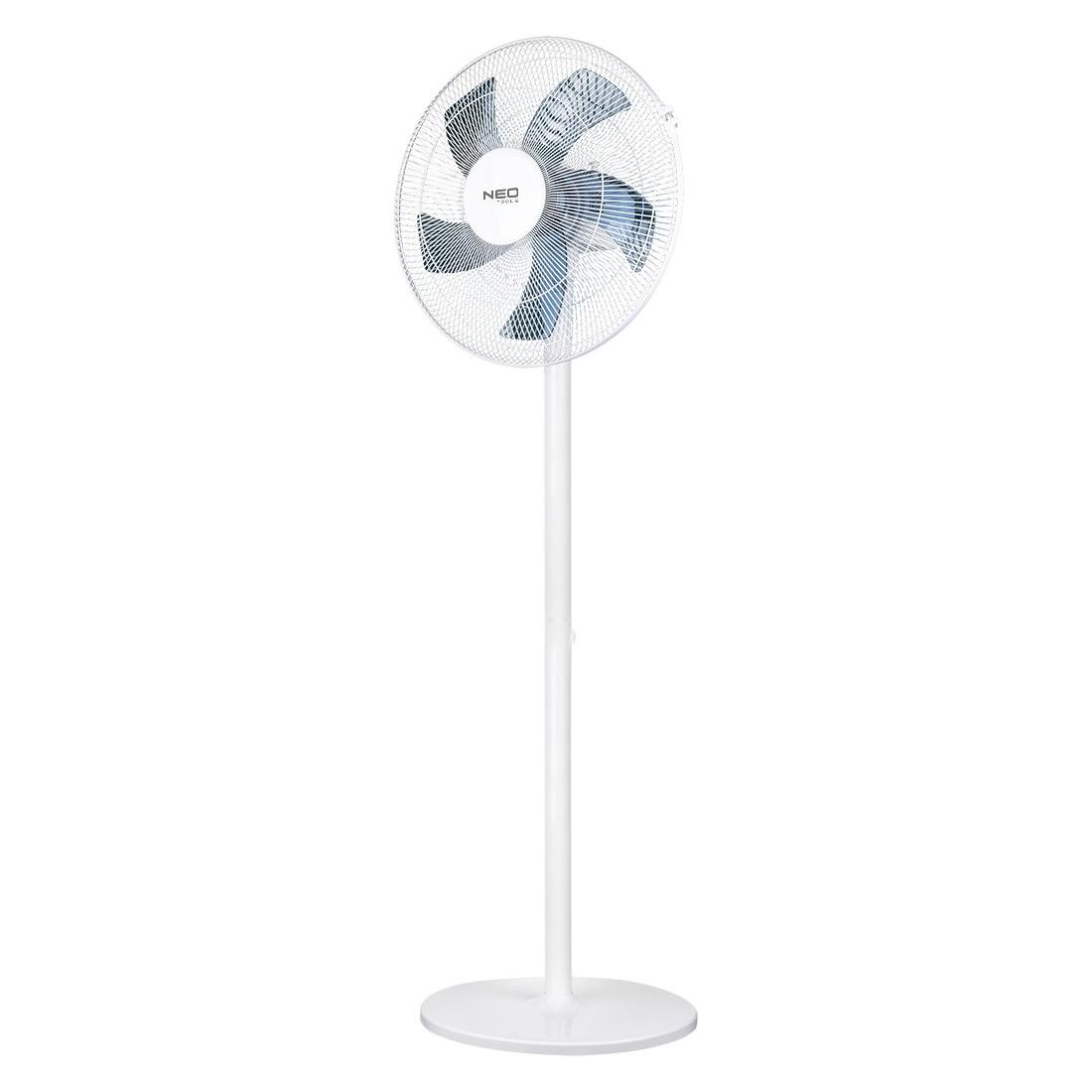 Topex Bodenventilator 50W, ø 40 cm, 3 Geschwindigkeiten, Oszillation, weiss (90-015)