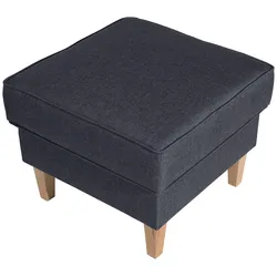 Hocker Lorris Blau Flachgewebe