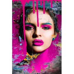 Alu-Dibond Bild Neon (BHT 60x90x5 cm) - BHT 60x90x5 cm
