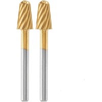 MAX Fräsmesser zum Schnitzen Ø 6,4mm (117DM), Fräser 2 Stück, Schaft Ø 3,2mm