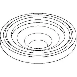KWC Aquarotter Siebdichtung 24x17x2,5 mm, 2000104706, 2000104706 2000104706