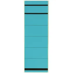Westcott Ordneretikett E-737838 00 breit/kurz selbstklebend Papier blau 10 Stück
