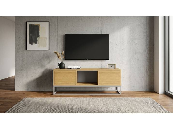 TV Sideboard aus Massivholz Eiche Natur geölt