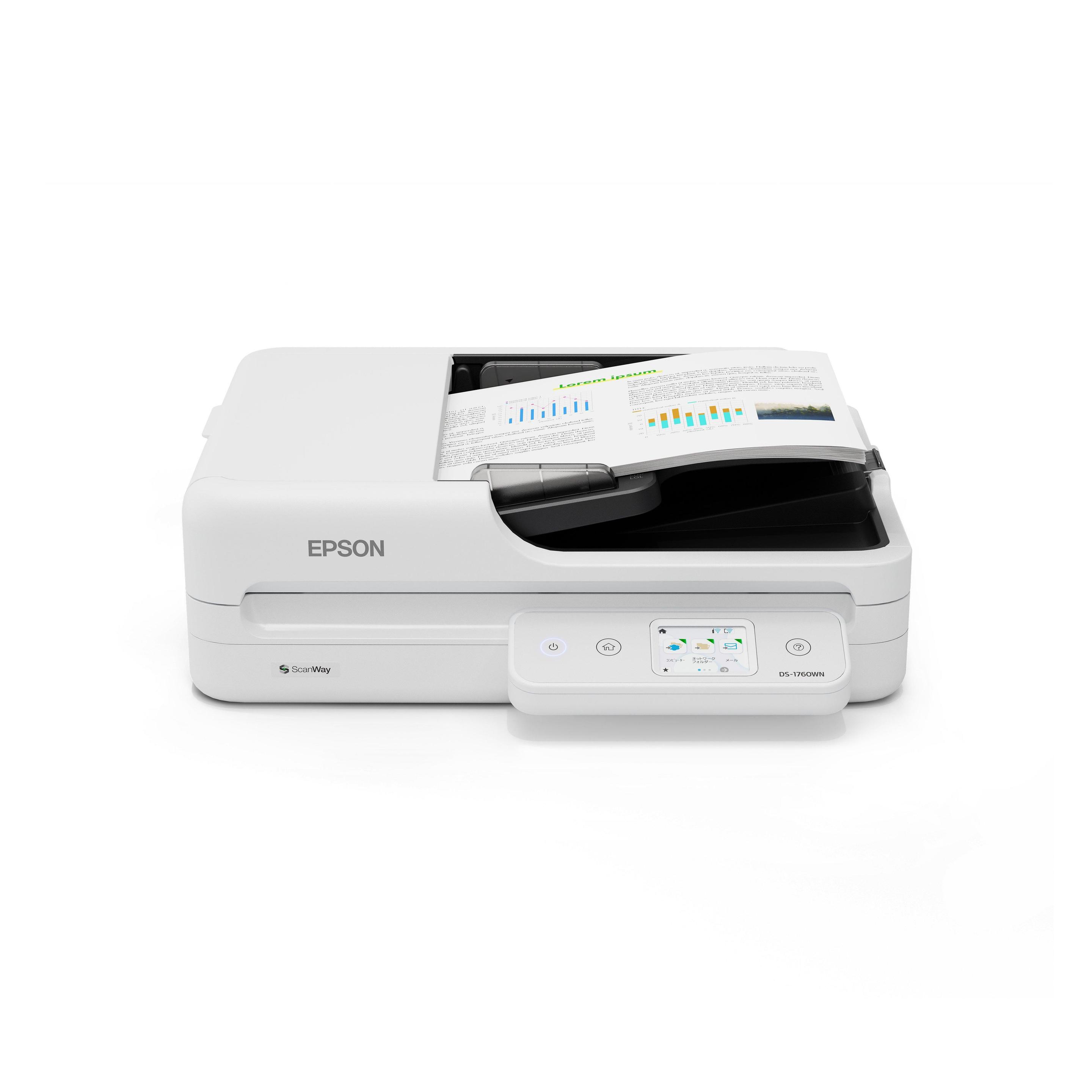 Epson WorkForce DS-1760WN (Ethernet, USB, USB Host, Wi-Fi Direct, WLAN) (B11B274401)