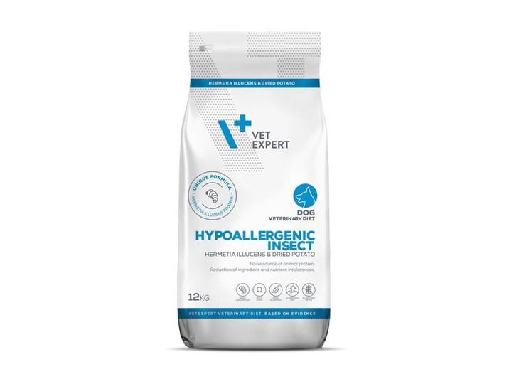 VetExpert Veterinary Diet Hypoallergenic Insect Dog - Trockenfutter für Hunde - 12kg