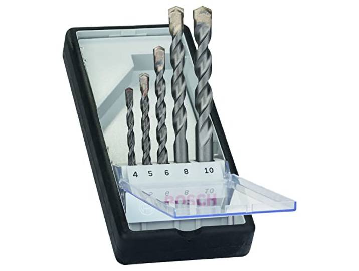 Bosch Professional 5-delige CYL-3 betonborenset Set (voor beton, Robust Line, Ø 4–10 mm, accessoire klopboormachine)