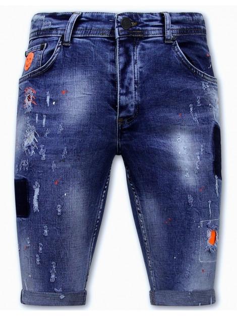 Local Fanatic Korte spijkerbroek stretch xxx