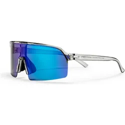 CHPO, Unisex, Sportbrille, Nestor (Grau, navy-rainbow mirror), Grau