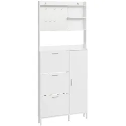 SoBuy, Schuhschrank, FSR232-W (83 x 14 x 197 cm)