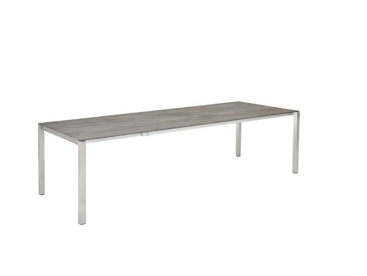 SIT Mobilia OLYMPIA Manhattan Ausziehtisch Edelstahl 2 Einlagen