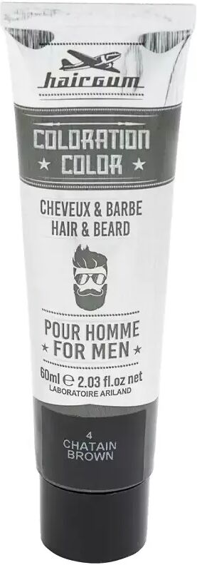 Hairgum Coloration Bart- und Haarfarbe 60 g 4-Kastanien