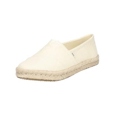 Espadrille TOMS "TOMS Halbschuhe Textil", Damen, Gr. 37, beige (natural), Textil, Schuhe Espadrille
