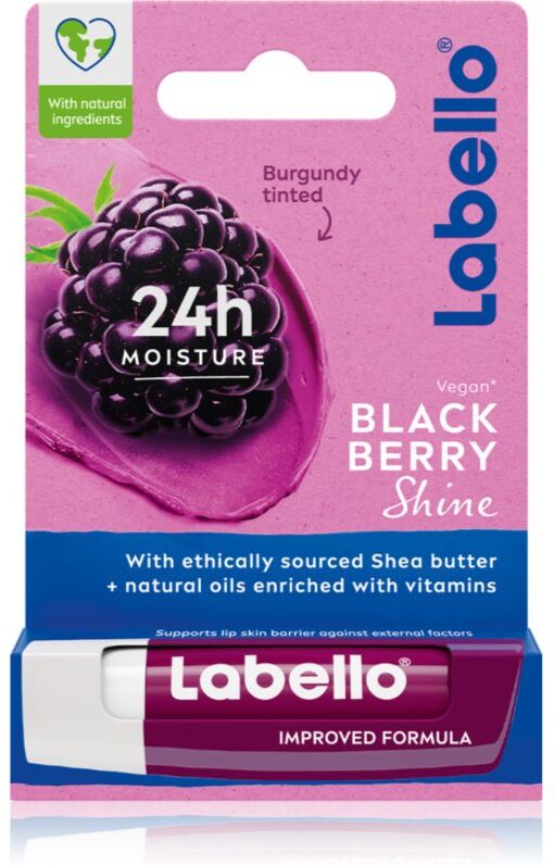 Labello Blackberry Shine moisturising lip balm 4.8 g