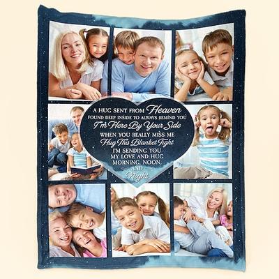 Benutzerdefinierte Decke Personalisierte Geschenke Himmlische Umarmungen benutzerdefinierte Fotodecke zur Bewahrung Ihrer kostbaren Erinnerungen
