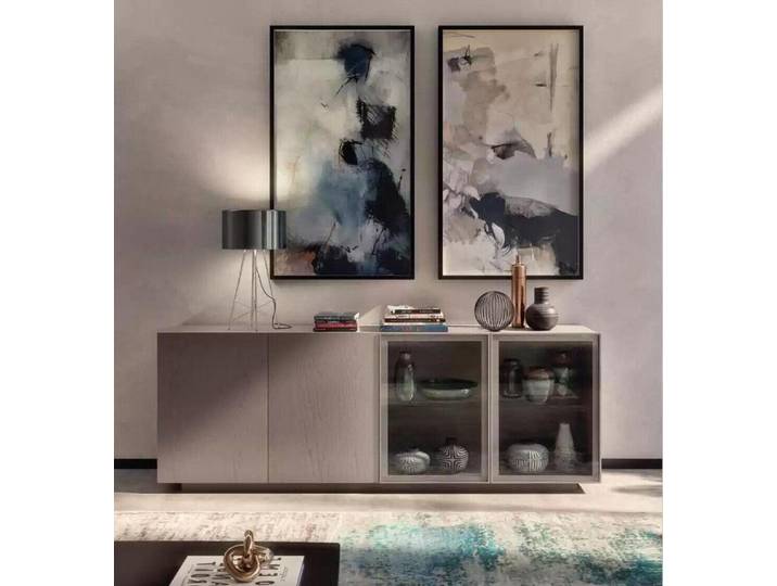 Xlmoebel Sideboard Luxuriöses Sideboard in elegantem Braun mit großzügigem Stauraum (Sideboard, Sideboard), Hergestellt In Italy