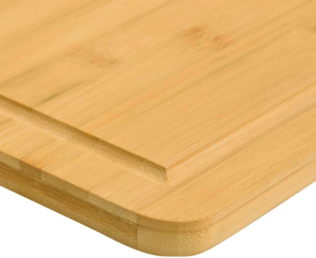 vidaXL Planche à découper 30x20x1,5 cm bambou