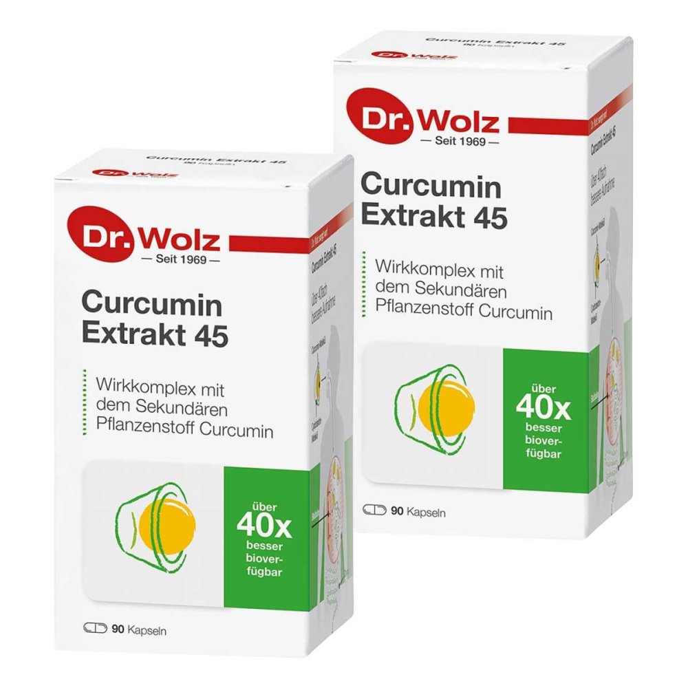Dr. Wolz Zell GmbH Curcumin Extrakt 45 Doktor wolz Kapseln 08105901