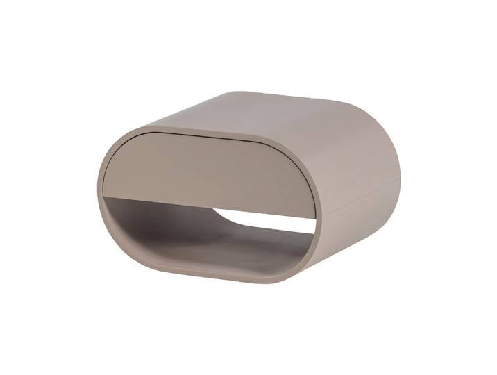 Table de chevet suspendue MDF sable MOMO