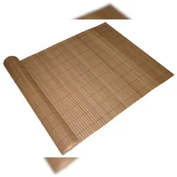 DELUKE Sichtschutzmatte ELMA PVC 90x1000cm Dunkelbraun Kunststoff Balkon Sichtschutz Wetterfest Balkon-Windschutz