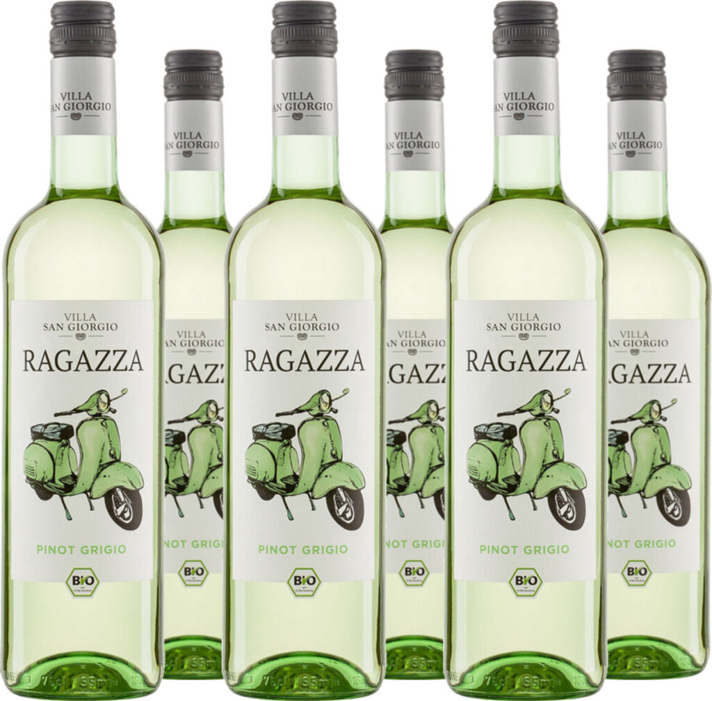 6er Vorteilspaket Pinot Grigio IGT Villa San Giorgio 2025 Ragazza
