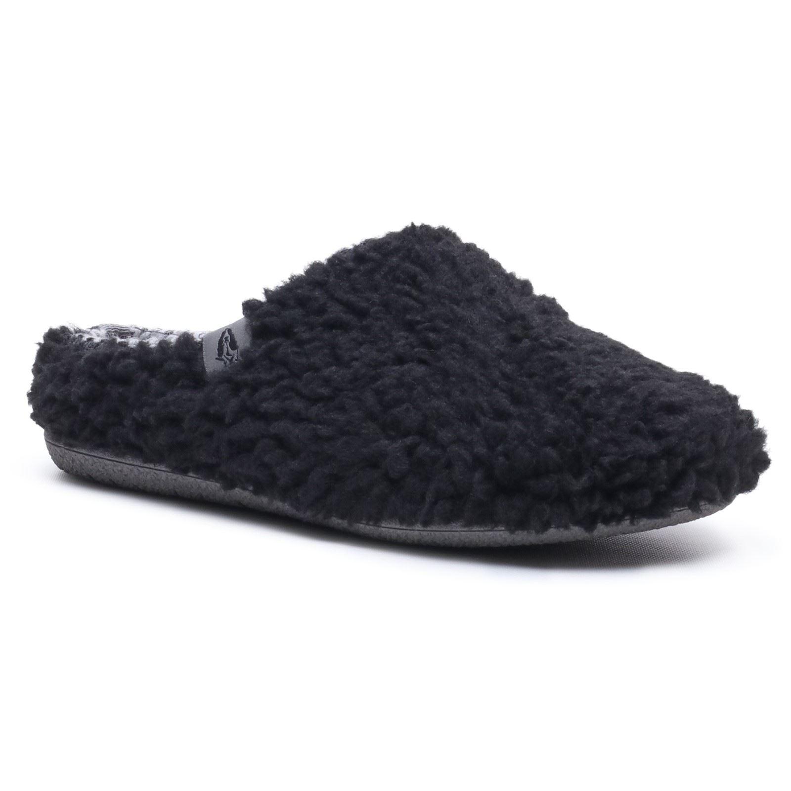 Hush Puppies Goede Textiel Dames Zwarte Slippers