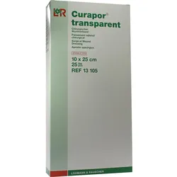 Curapor Transparent Wundverband Steril 10x25cm 25 ST