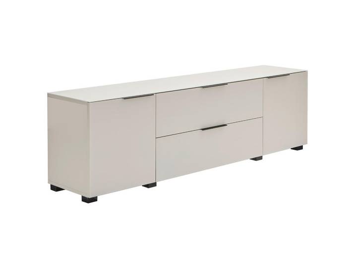Novel Lowboard, Kaschmir, Kunststoff, 2 Fächer, 2 Schublade(n) Schubladen, 180x54.7x42 cm, Wohnzimmer, TV Möbel, Lowboards, Lowboards Hochglanz