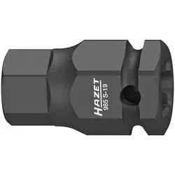 HAZET Schlag- Maschinenschrauber Schraubendreher-Steckschlüsseleinsatz (1/2 Zoll) - 985S-19