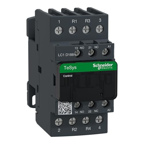 Schneider Electric LC1D188P7 stroomonderbreker, 2S + 2Ö, 32A / AC1, spoel 230V 50/60Hz met hulpcontact