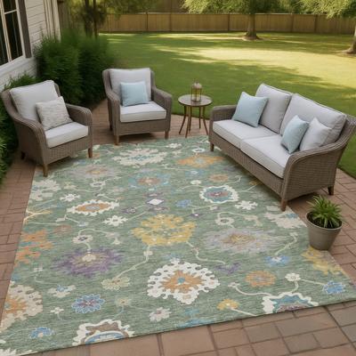 Addison Rugs Machine Washable Indoor/ Outdoor Traditonal Delhi Chantille Rug