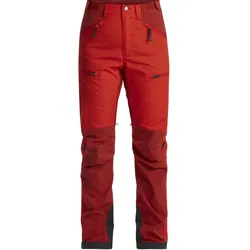 Lundhags Makke High Waist Curved Pant W 38 Lively Red/Mellow Red