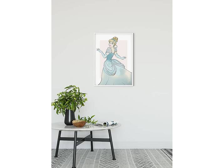 Wandbild Cinderella Beauty 50 x 70cm Multicolor
