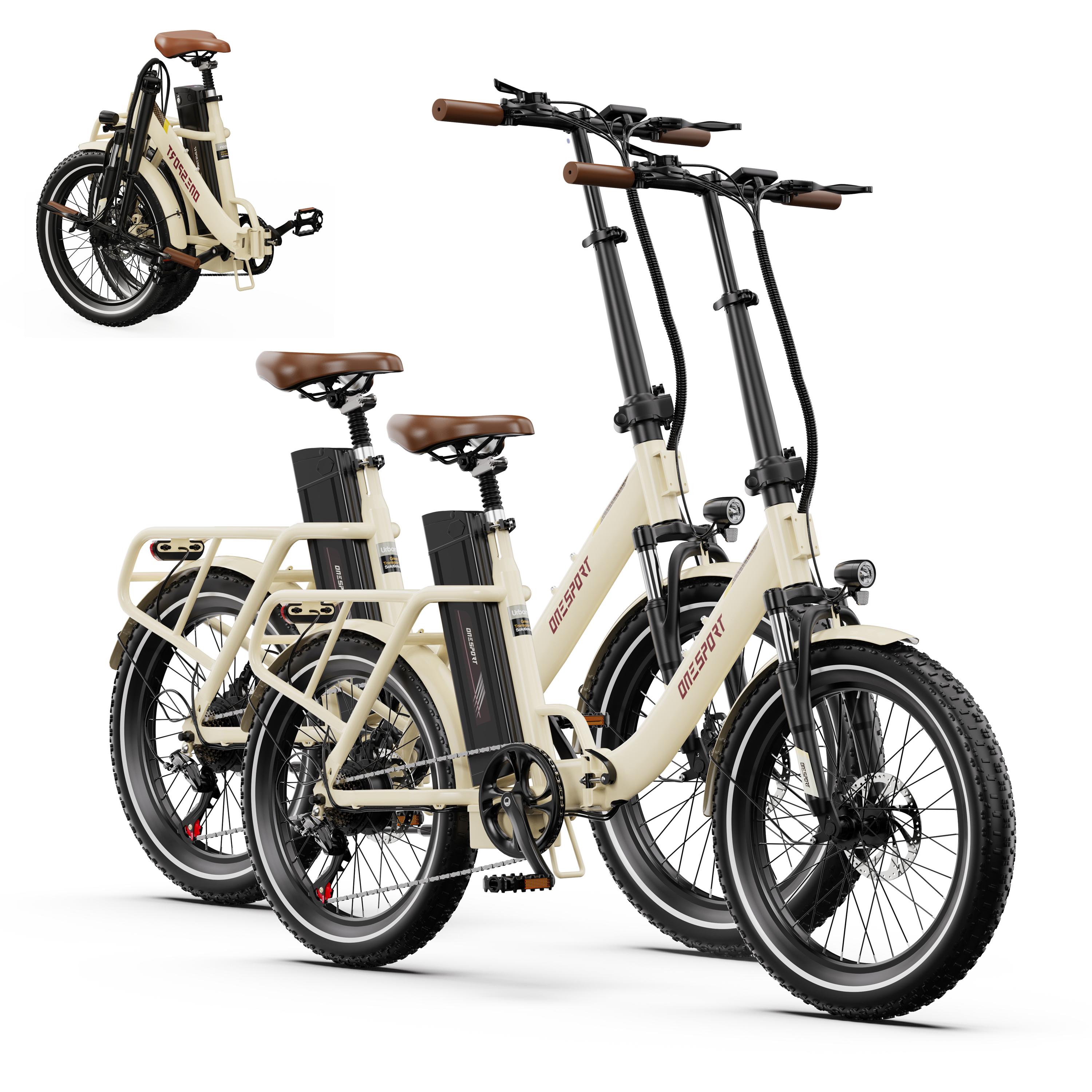 (2 Stücke) Onesport 20" Elektrofahrrad E-Bike,Pedelec ,48V ,250W