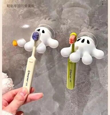 USA Free Shipping Shop Cute Palm Suction Cup Toothbrush Holder & Multi Function Bathroom Hook Cute Palm Suction Cup Toothbrush Holder & Multi Function Bathroom Hook
