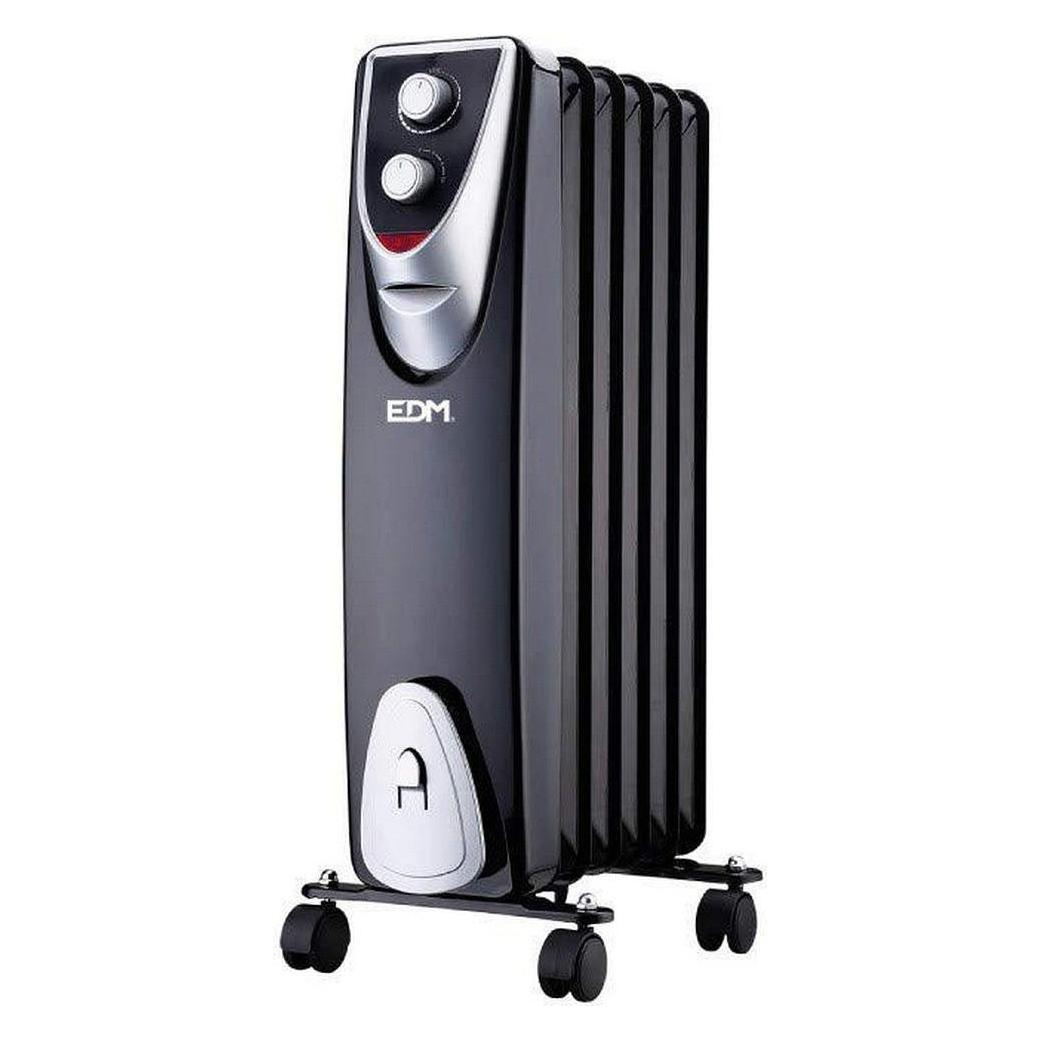 EDM Heizkörper 07126 Black Edition Schwarz/Grau 1000 W (1000 W) (45306407)