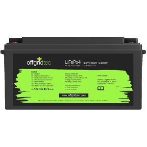 Offgridtec LiFePO4-Akku 12,8/200, 200 Ah, 12,8 V, mit Batterie-Management-System