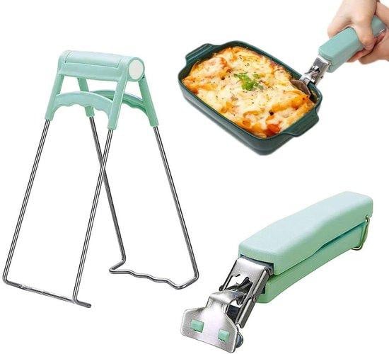 Allecto Plus Gripper Tongs in beige met zachte grip en 2-in-1 functionaliteit