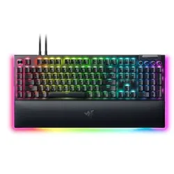 RAZER BlackWidow V4 Pro, Schwarz, Klickender Mechanischer Switch (Green), SCHNELLFEUER-Trigger-Modus, Razer Snap-Tap (Anpassbare Eingabe-Priorität)
