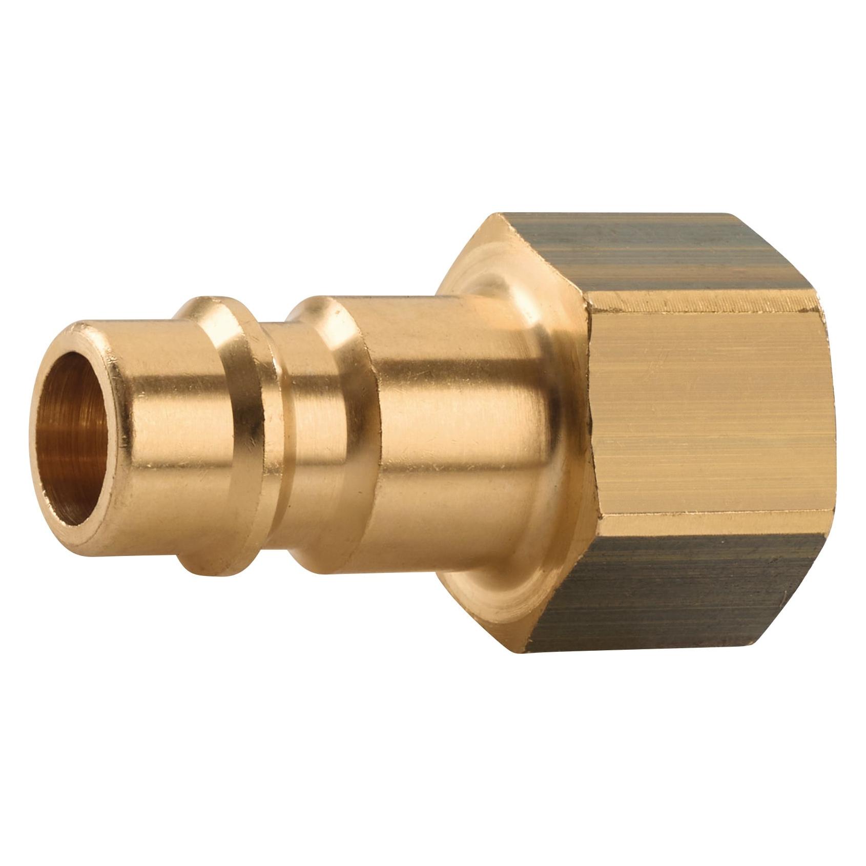 Tecwerk Stecknippel Messing blank Stecker DN 7,2 Innengewinde G 1/4 " (2000351924)