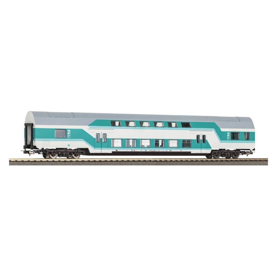 Piko Doppelstocksitzwg. DBuz 747.3 mintgrün DR Ep IV andere Nummer (Spur H0) (53119)