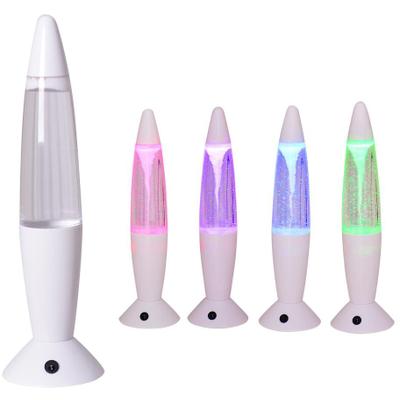 NÄVE LED Tischleuchte "TORNADO", bunt (weiß, transparent, bunt), Ø 10cm H: 36cm, 1 Stk., Leuchten, Batteriebetrieb, LED Tischleuchte