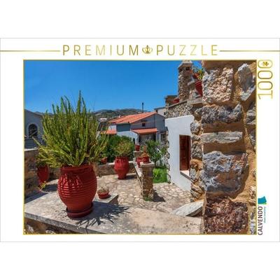 CALVENDO Puzzle Spili - malerisches Dorf im Herzen von Kreta | 1000 Teile Lege-Größe 64x48cm Foto-Puzzle für glückliche Stunden